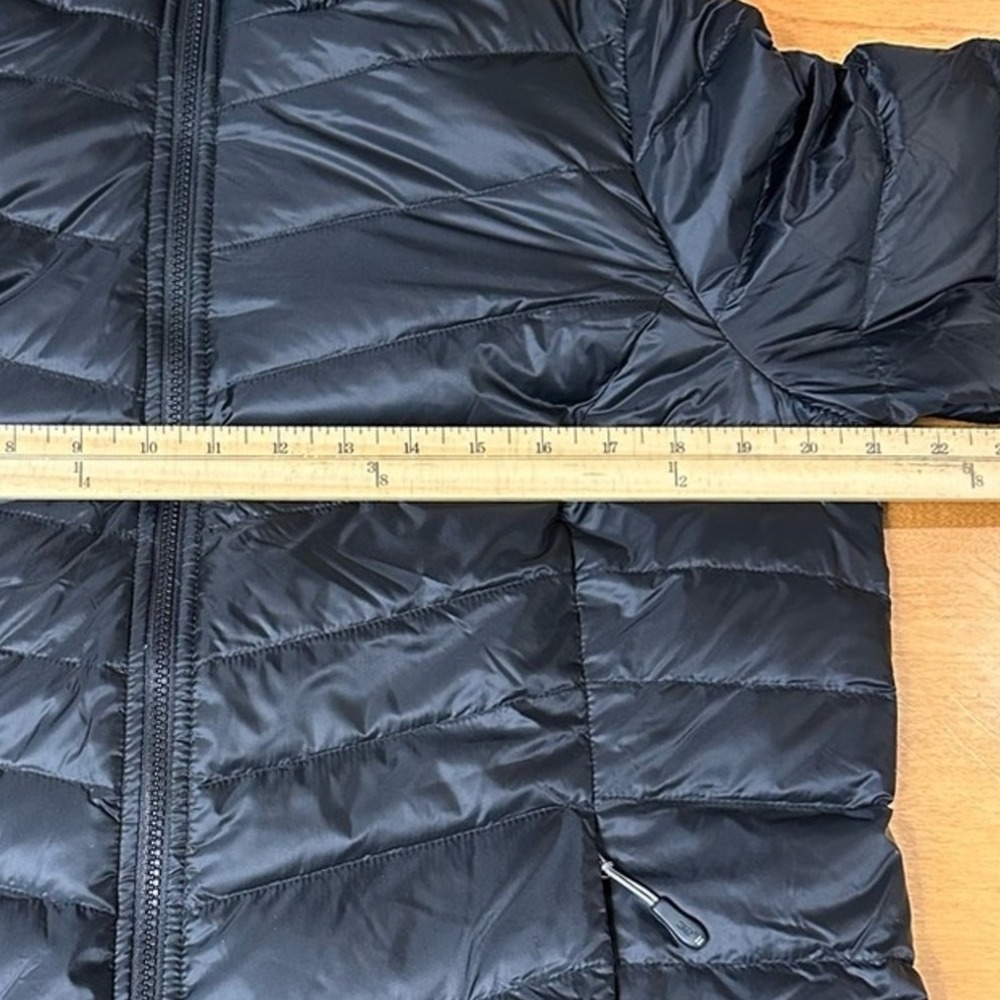 32 Degrees Women's Puffer Jacket Sz M Heat Quilted Black Fur Lined Outdoor - Picture 8 of 8